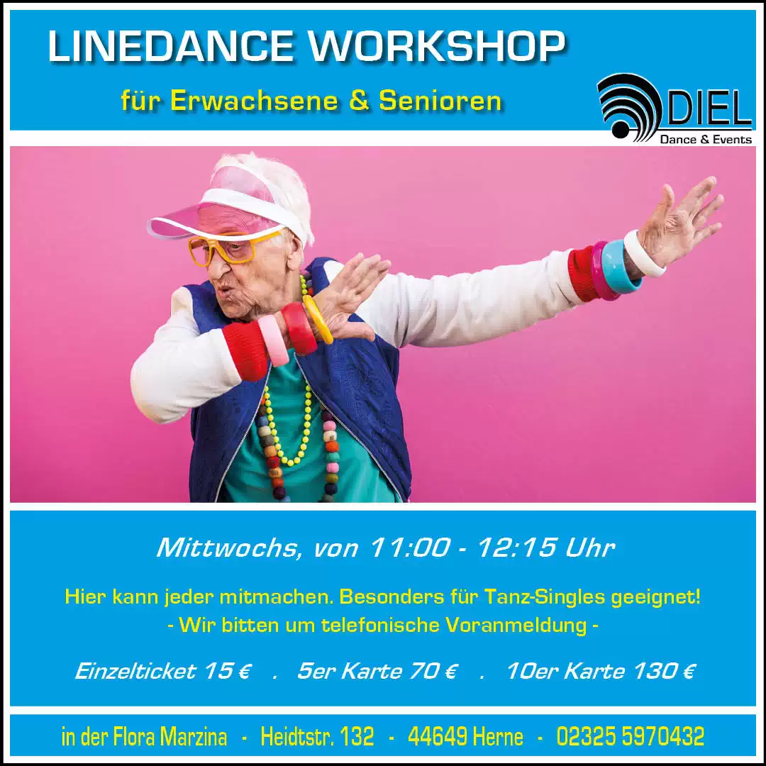 LINEDANCE WORKSHOP | IN HERNE | TANZSCHULE DIEL